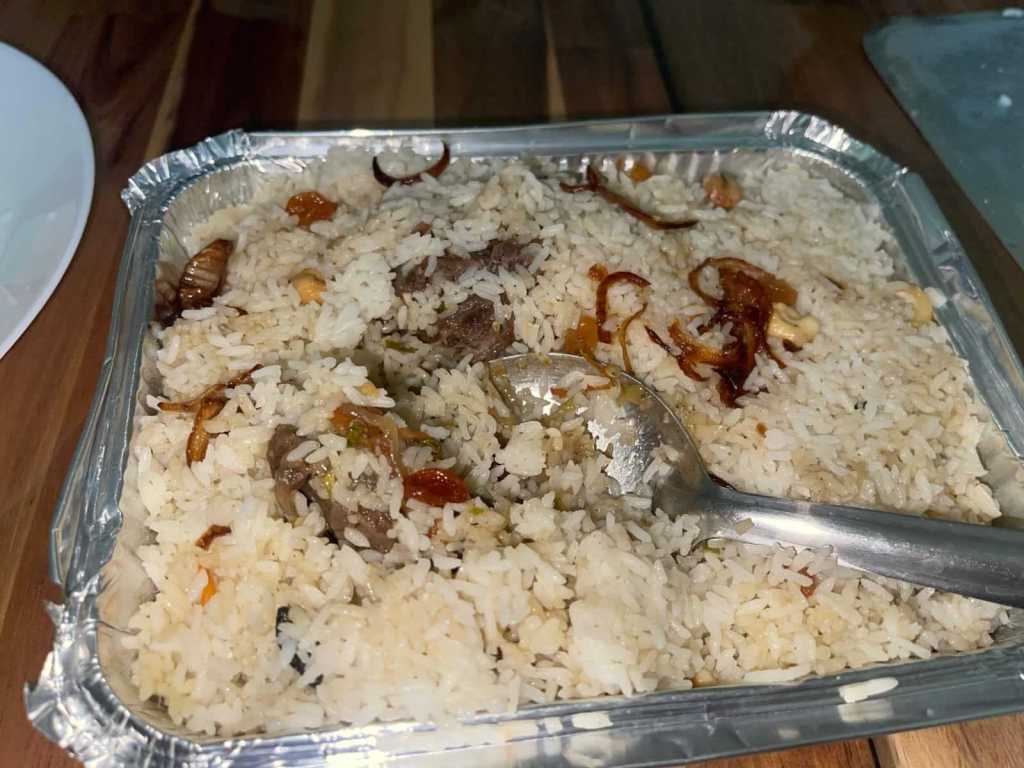 hot chicken qatar beef biriyani