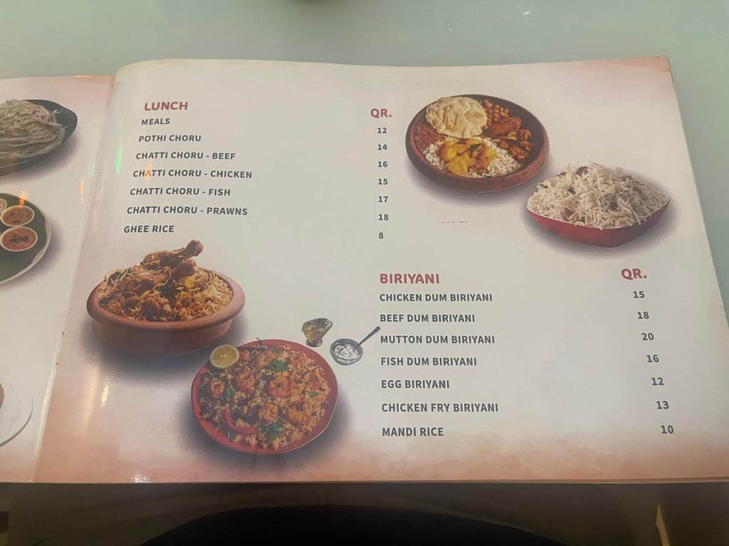 qatar malayali restaurant